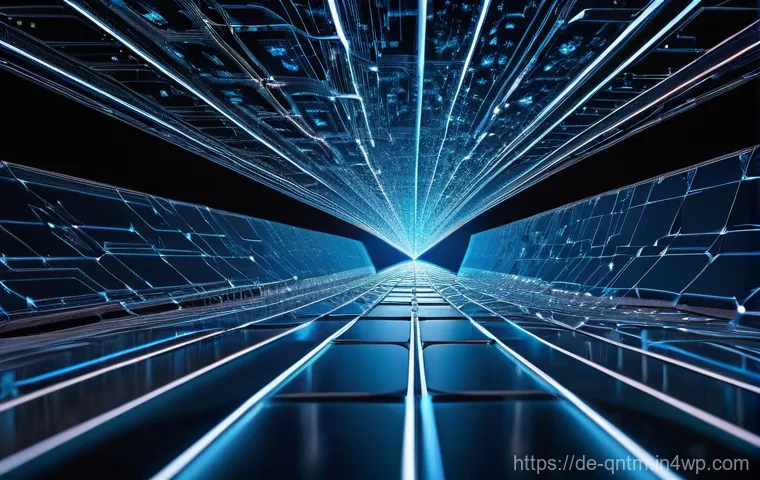 양자 알고리즘의 비용 분석 - **Prompt 1: The Delicate Dance of Qubits and Error Correction**
"A visually stunning, abstract r...