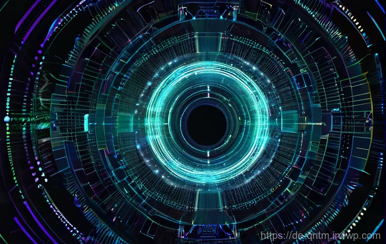 양자 컴퓨터의 비즈니스 모델 혁신 - **Quantum Nexus: Unseen Computational Power**
A visually stunning and abstract representation of...