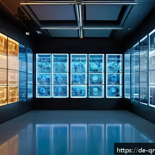 Home 31 양자 컴퓨팅과 통계학의 접목 가능성 - A futuristic quantum computing laboratory in Berlin, with scientists of diverse backgrounds collabor...