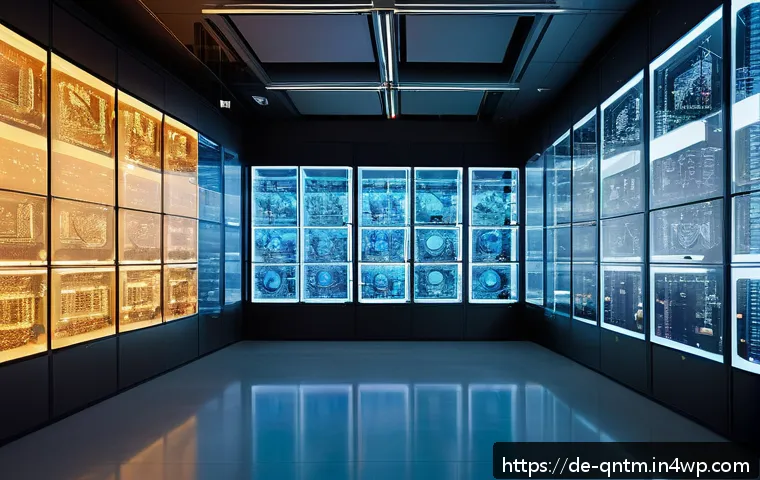 양자 컴퓨팅과 통계학의 접목 가능성 - A futuristic quantum computing laboratory in Berlin, with scientists of diverse backgrounds collabor...